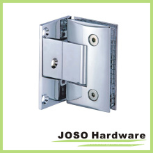 90 Degree Glass to Wall Curved Offset Back Plate Hinge (Bh4001A)